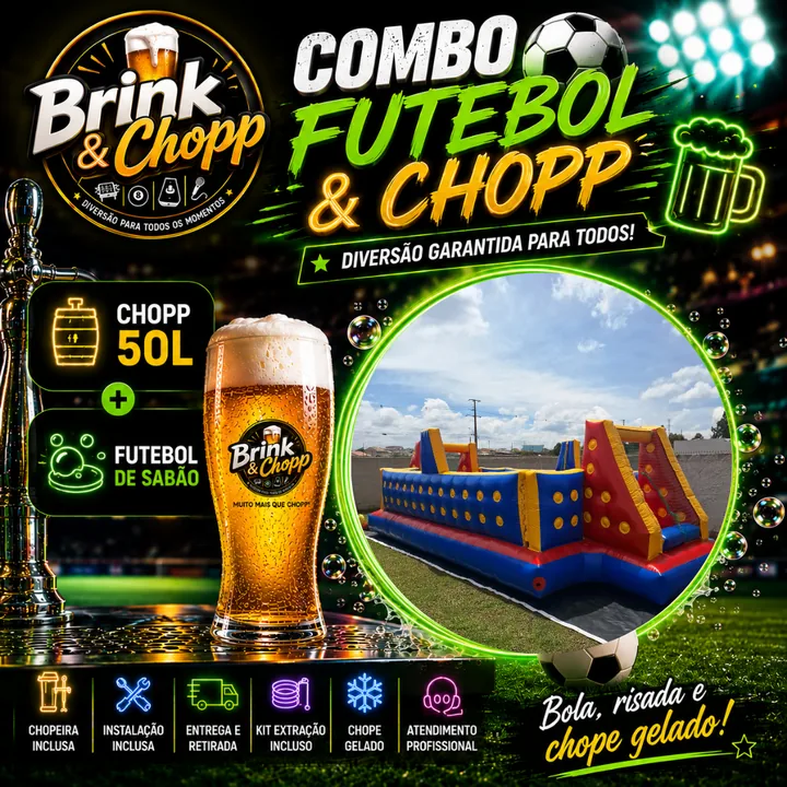 Combo Futebol & Chopp